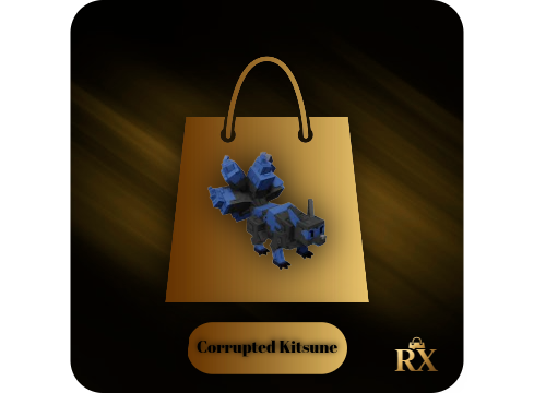 Corrupted Kitsune | كتسوني الازرق